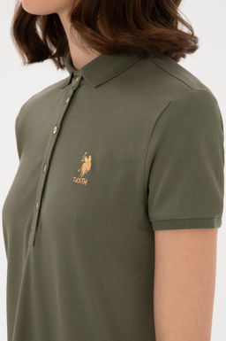 Kad_n Koyu Haki _rme Elbise Sepette S_rpriz _ndirim - U.s. polo assn фото 6