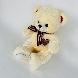 Мягкая игрушка Мишка с полосатым бантом 40 см (арт. 4858/40) - Storyland фото 5