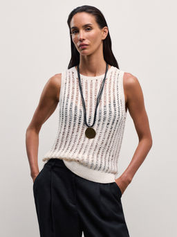 Топ ажурной вязки / Zarina