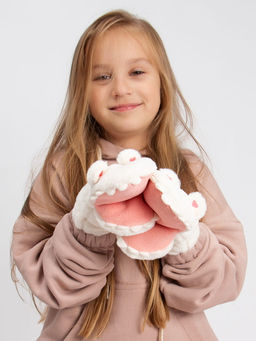 Варежки детские меховые Kim Lin