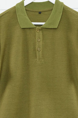 TRENDYOL MAN Beyaz Regular/Normal Kesim K?sa Kol Dokulu Dugmeli Polo Yaka T-shirt TMNSS23PO00018 - Trendyolmilla фото 25