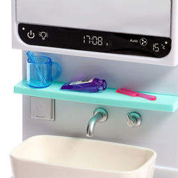 Набор мебели для кукол «Уборная», раковина, зеркало, аксессуары