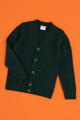 Erkek _ocuk Koyu Ye_il Triko H_rka