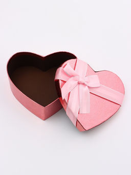 Набор подарочных коробок сердце 3 в 1, розовый, 22?20?9; 18.5?17?7.5; 16?14?6 см