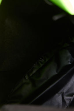 Teen Siyah Neon Yesil Kontrast Fermuar Detayl? Kids Okul S?rt Cantas? TAKAW26OI00005