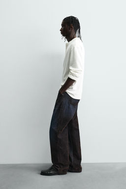 BAGGY FIT JEANS WITH VISCOSE - Zara фото 4