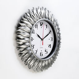 Часы настенные интерьерные «Подсолнух», дискретный ход, d=30 см, циферблат d=17.5 см, от батарейки 1хАА