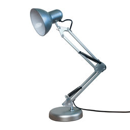TLI-221 SILVER E27 Светильник настольный. Цоколь Е27. 60W. Механический выключатель. Серебристый. ТМ Uniel
