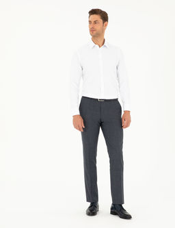 Beyaz Slim Fit Arm_rl_ Uzun Kollu G_mlek