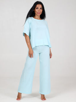 575 ПИЖАМА (брюки) (Голубой) - А-дина фото 3