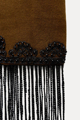 BEADED KNIT VEST - Zara фото 9