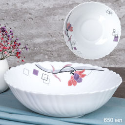 Тарелка глубокая суповая 650 мл 175 мм / TW-70 (6834) /уп 48/ Абстракция геометрия