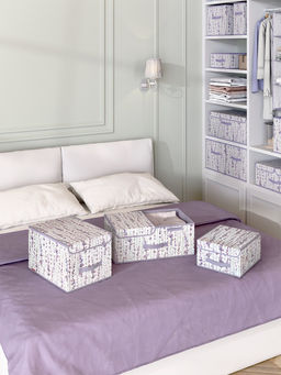 VAL HL-BOX-LS Короб стеллажный с крышкой, малый, 28*30*16 см, HERBARIUM LAVENDER, шт - Valiant фото 6