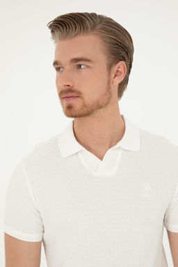 U. S. Polo Assn / Мужская футболка цвета экрю - U.s. polo assn фото 9