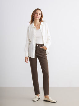 %100 Keten Kad?n G?mlek