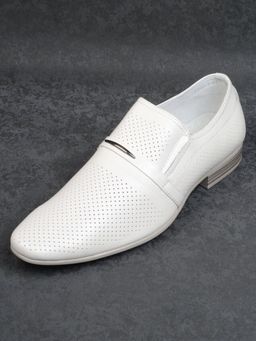 C202-1 WHITE Полуботинки мужские (натуральная кожа) - Фабричный китай фото 4