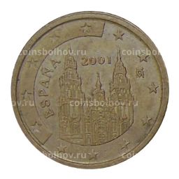 2 евроцента 2001 года Испания