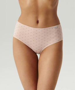 ATLANTIC 3LP-221 Трусы классика Folded Elastic - набор 3 шт. темно-розовый + светло-розовый + экрю  фото 3