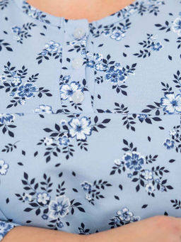 Ночная сорочка женская, цвет голубой