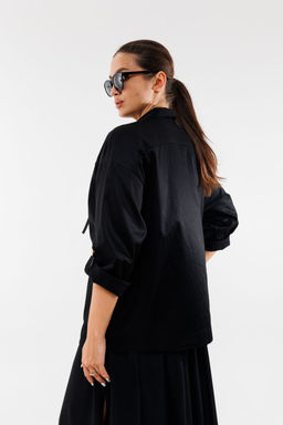 Бомбер AMORI 2161 черный  фото 2