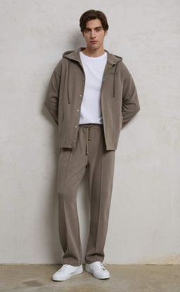 Брюки спорт P411-0808 beige - Primm фото 9