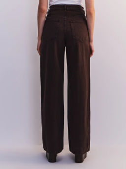 Широкие джинсы с высокой посадкой WIDELP0826CL27-27 / Zarina  фото 5