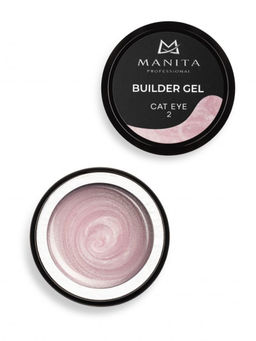 Manita Professional Гель моделирующий для ногтей / Builder Gel Cat Eye №02, 15 мл  фото 3