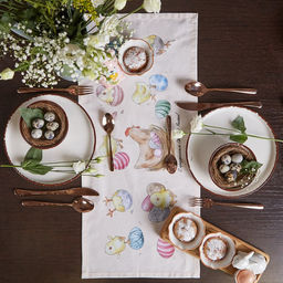 Дорожка на стол Этель Светлой пасхи 30х70 см, 100% хлопок, саржа 190 гр/м2  фото 5