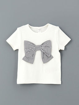 Bisiklet Yaka Ka?korse Fiyonklu K?z ?ocuk Ti??rt