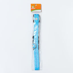 Ошейник с подсветкой, зарядка от USB, размер XL, ОШ 42-56 см, 3 режима, голубой - Пижон фото 10