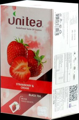 UNITEA. Strawberry карт.пачка, 25 пак.