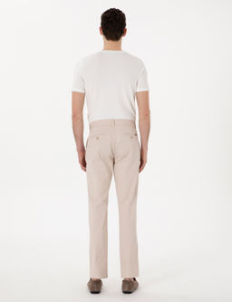 Bej Regular Fit Basic Kanvas Pantolon - Pierre cardin фото 4