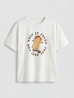 Bisiklet Yaka Erkek ?ocuk Penye Ti??rt