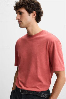 WASHED T-SHIRT WITH SLITS - Zara фото 5