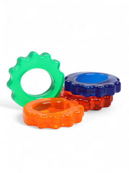 Эспандер кистевой ONLYTOP, 30 кг, 9 см, цвета МИКС