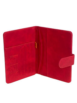 Обложка для паспорта из искусственной кожи, цвет красный - Greta фото 2