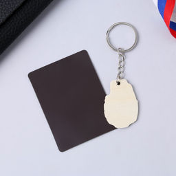 Цена за 2 шт. Магнит и брелок на 23 Февраля Граната, подарочный набор : 2 предмета - Сима-ленд фото 4