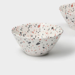 Салатники Magistro Terazzo, 700 мл, 16×7.4 см, набор 2 шт., фарфор, белые