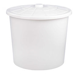 Бак универсальный 75л (белый)(с крышкой) белый М6924