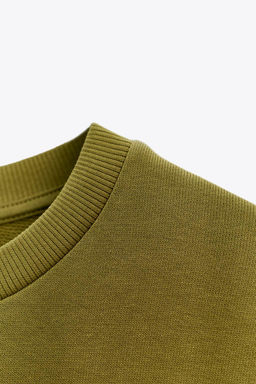 RUSTIC SHORT SLEEVE SWEATSHIRT - Zara фото 23