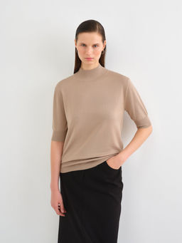 Conso/KJM 230622 - beige Водолазка женская