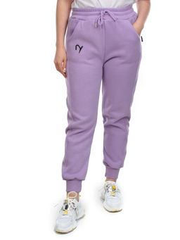 03 LILAC Брюки спортивные женские на флисе (100% хлопок) 7986 - Fashion фото 7