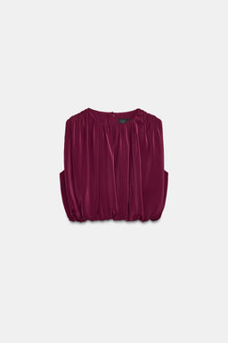 DRAPED BALLOON TOP - Zara фото 5