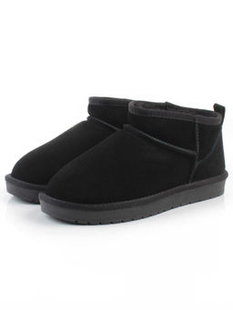 PF8300-1 BLACK Угги женские (натуральная замша, 100% шерсть)