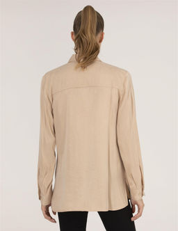 Bej Comfort Fit Uzun Kollu G_mlek - Pierre cardin фото 5