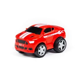 Крутой Вираж, автомобиль гоночный №1 инерционный (в пакете)