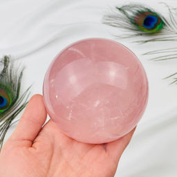 Шар из мадагаскарского Розового кварца