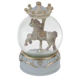 Фигурка декоративная в стекл шаре "Карусель", D 6,5 см, L6,5 W6,5 H10 см, 3в.