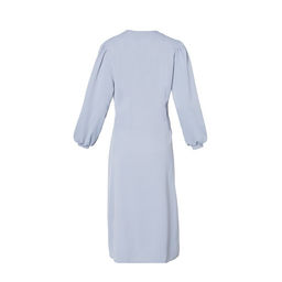 Платье женское миди MIST plus-size, серо-голубое, размер 50