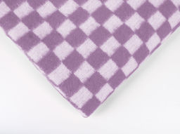 Одеяло байковое ОБ-200/1 100*140 "Клетка" цв. сирень (Шуя)